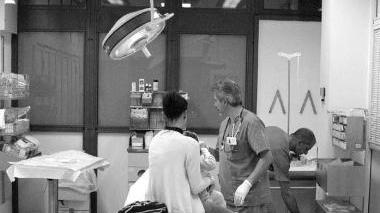L’interno del pronto soccorso di Villamarina