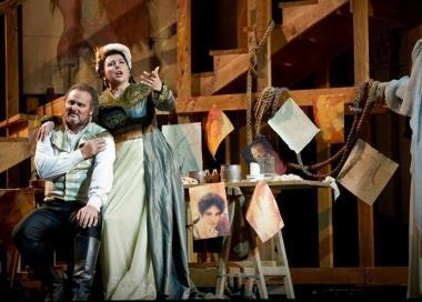 Maria Guleghina Tosca 2010 e sotto la Turandot sempre nelledizione 2010   
