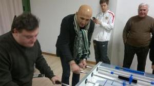 Spalletti alla festa dei ragazzi disabili