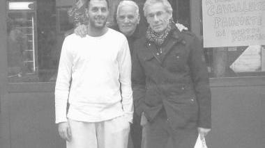 Beppe Baresi in visita a Piombino