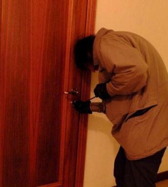<b>FURTO.</b> Una porta forzata 