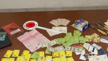 <b>IL SEQUESTRO.</b> Del materiale trovato dai carabinieri