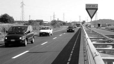 Macchine sulla 398 direzione Venturina