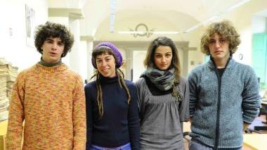 Da sinistra Luca Bertocci, Adele Ibrahim, Irene Bottacci e Elia Otranto