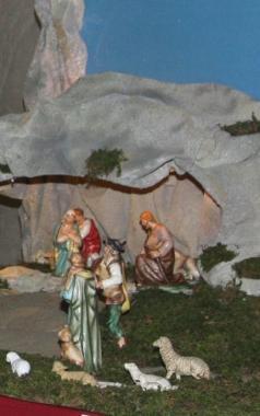 Il presepe nel palazzo vescovile 