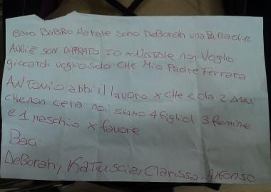 La letterina a Babbo Natale 