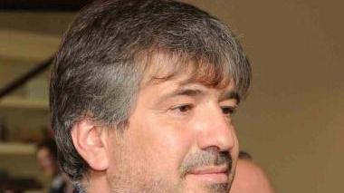 Andrea Formento e la stazione di partenza dell’Ovovia