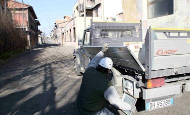 <b>RICOSTRUZIONE.</b> Al lavoro in via Ponchielli Dove Telecom non &egrave; ancora arrivata 