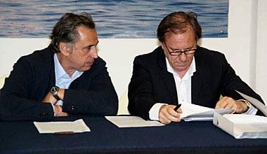 Il sindaco Cosimi e Roberto Piccini