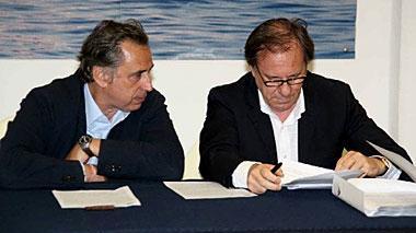 Il sindaco Cosimi e Roberto Piccini