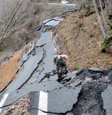 La strada sprofonda a Marciaso 