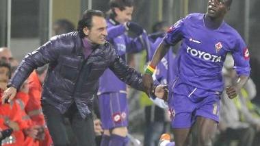 <b>IL SOGNO.</b> L’attaccante della Fiorentina Papa Waigo