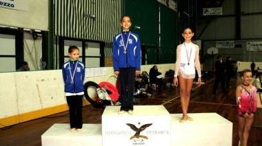 Gina Toccafondi (1ª) e Natascia Pozarova (3ª) sul podio