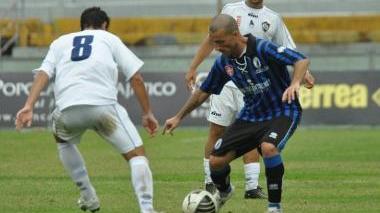 Giovanni Passiglia in azione contro la Cavese
