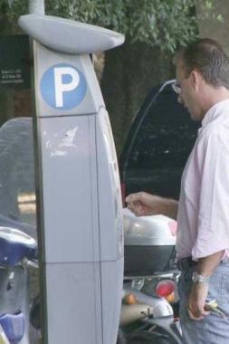Colonnina per il ticket della sosta
