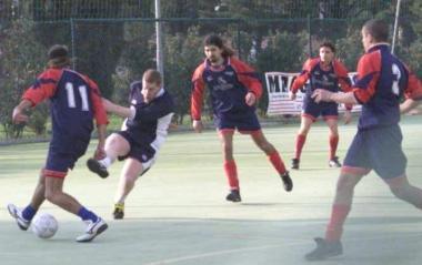 Una gara di calcio a 8 