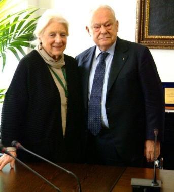 Simonetta Puccini con Cattani 
