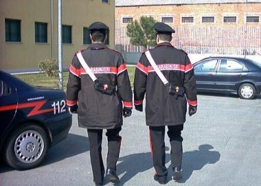 Carabinieri in servizio           