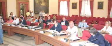 Una seduta del consiglio provinciale    