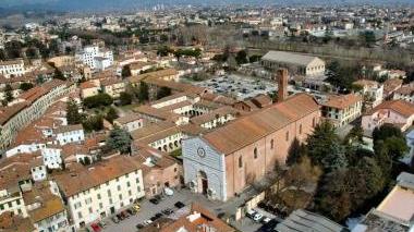 Una veduta dall’alto della struttura del S. Francesco