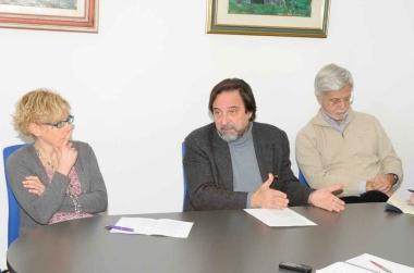 Da sinistra Briani, Scarafuggi e Simonetti 