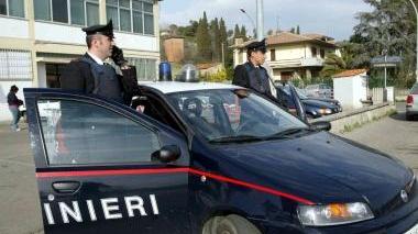 Una pattuglia di carabinieri