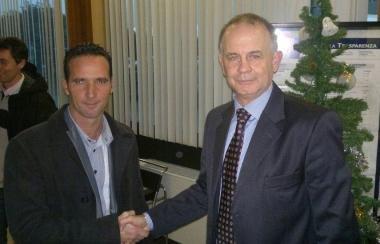 <b>ACCORDO.</b> Il presidente Rosi e il direttore Della Giovampaola 