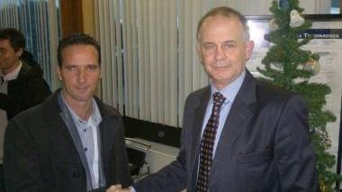 <b>ACCORDO.</b> Il presidente Rosi e il direttore Della Giovampaola