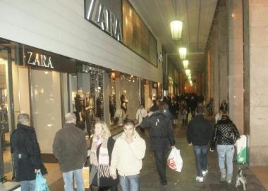 Il grande magazzino Zara 