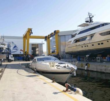 La banchina di Polo Nautico    