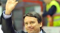 Maurizio Lasi, coach dell’Aget Imola, nella gara di Pistoia