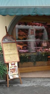 Il celebre negozio di salumi Bonuccelli 
