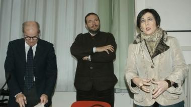 Da sinistra Francesco Genovesi responsabile della centrale 118 dell’Asl Luca Lavazza e Monica Calamai