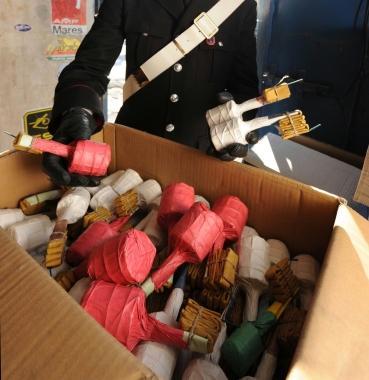 Un sequestro di botti illegali 