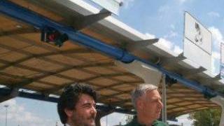 Il presidente della Provincia Stefano Baccelli con il sindaco di Capannori Giorgio Del Ghingaro