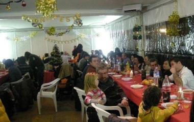 Un momento della festa di Capodanno 