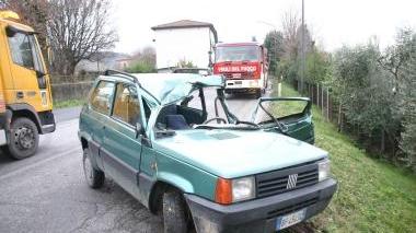L’auto su cui viaggiava Maria Celeste Casalino