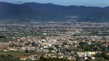 Una veduta della città di Quarrata