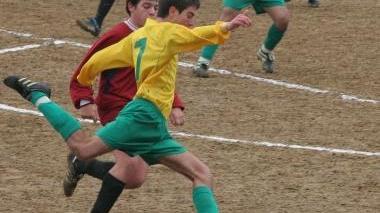Un momento di un match degli Allievi A del Palazzi