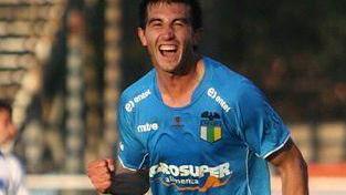 <b>DOPO UN GOL.</b> Samuel Teuber con la maglia celeste dell’O’Higgins