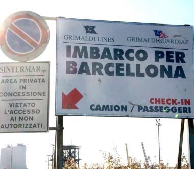 Cartello in Sintermar
