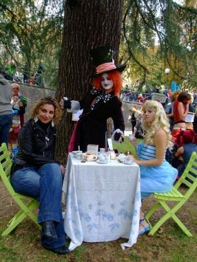 Alcuni cosplay ai Comics e il pubblico del Summer festival