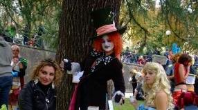 Alcuni cosplay ai Comics e il pubblico del Summer festival