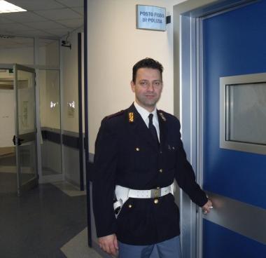 La polizia del posto fisso dell’ospedale che ha seguito il caso