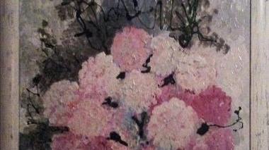 <b>IN MOSTRA </b>Una delle opere realizzate da Manola Fanteria