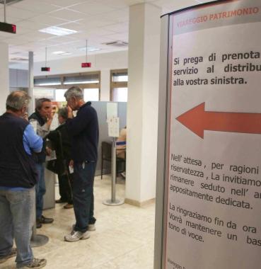 Gli uffici della Patrimonio 