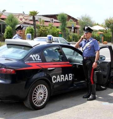 Una pattuglia dei carabinieri 