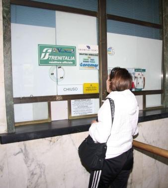 Lex biglietteria della stazione di Pietrasanta    