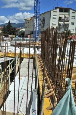 Il cantiere della nuova sede Aias 