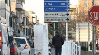 Il ponte girante verniciato di fresco